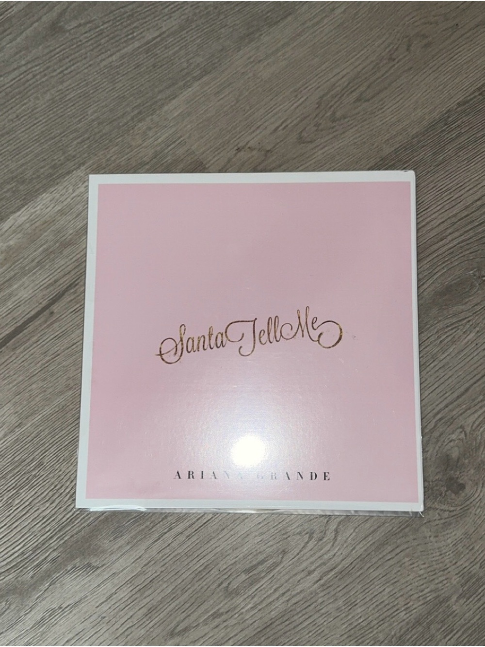Ariana Grande Santa Tell Me Gold 7 Inch Vinyl